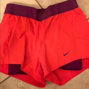 Nike shorts w spandex